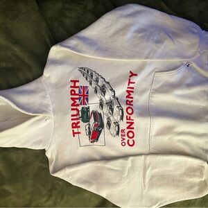 Russel athletic a throw back triumph sweater,size small new without tags